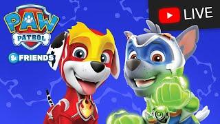  Mighty Pups Charged Up PAW Patrol Rescue Episodes and More Live Stream! - Cartoons for Kids