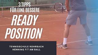 Tennis Ready Position - 3 Tipps zum optimieren deiner Ready-Position!