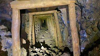 Scary Nighttime Exploration of the Abandoned Mine and Cabins Where Three Miners Were Murdered