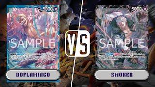 One Piece TCG - Doflamingo (OP01) vs Smoker (OP02) | Intense Casual Battle! Going Overtime!