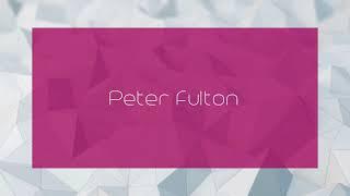 Peter Fulton - appearance