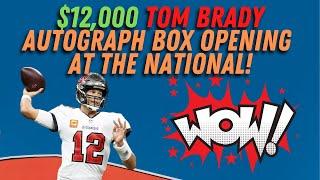 We Watched a $12,000 TOM BRADY Autograph Box Opening at the 2021 National!  + A $2,500 Mystery Box