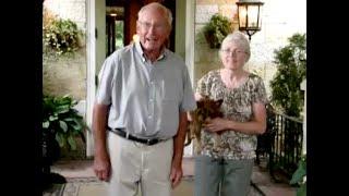 Dr. Arthur & Patricia Steffee welcome guests to ARCA RiverStone Farm house tour Sat, July 14, 2012