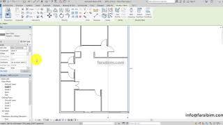 آموزش رویت معماری-فصل 2 قسمت 2 تغییر مصالح دیوار  - Revit Architecture