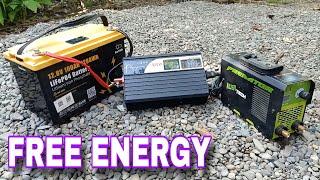 1.500 watts PORTABLE camping solar power GoKwh 12volt 1280wh battery 1500 watts inverter 20a ssc