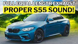 WE FIXED THE S55! BMW M2 Competition Equal Length Exhaust + Free Flow Downpipes