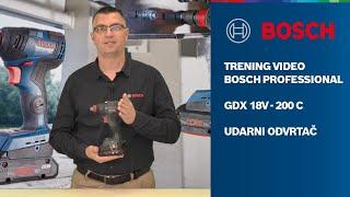 Trening Bosch Professional: GDX 18V - 200 C udarni odvrtač