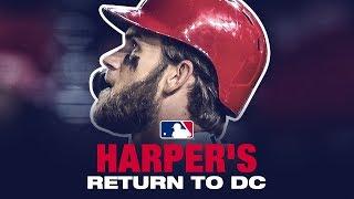 Harper's EPIC return to D.C. (boos, HR, bat flip and more)