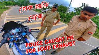 Police Caught My R15m for Loud Exhaust Raw Uncut Footage | Assamese Vlog | Motovlog