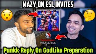 Punkk React on GodLike Comeback in Redbull MEO Mazy on ESL Bgmi Tournament Invited Teams