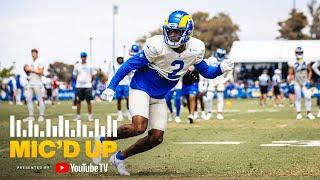 What Do Cornerbacks In The NFL Talk About? Take A Look | CB Troy Hill Mic'd Up At Rams Training Camp