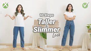 10 STEPS TO LOOK TALLER & SLIMMER | Styling Tips for Petite!