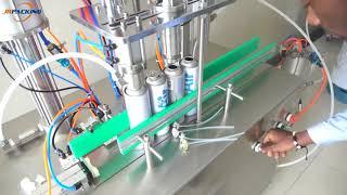 3 in 1 Small Automatic Aerosol Filling Machine For Spray Paint - Jrpacking