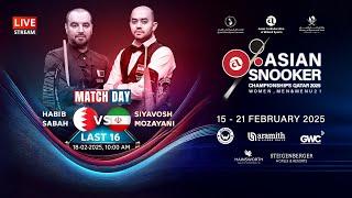 ASIAN SNOOKER CHAMPIONSHIP QATAR 2025