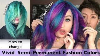 How to change Vivid Semi-Permanent Fashion Colors