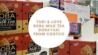 Yuki and Love Boba Milk Tea Dorayaki - Costco Food Review