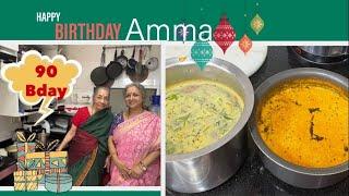 90 Bday Amma Recipes ! Traditional Poricha Rasam ,Pudina Morkuzhambu &Rasam Powder !