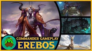 Casual Commander / EDH Gameplay | Erebos versus Slimefoot, Uro and Ramos