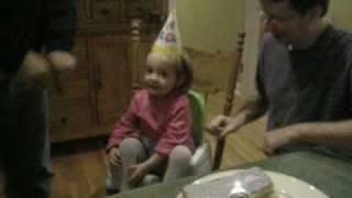 Singing Happy Birthday to Madeleine