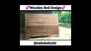 Wooden bed design by home decor  most amazing wooden bed design  box khate design  #shorts #bed