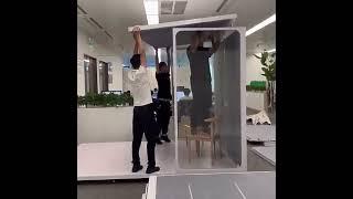 Installation of Cyspace Office Pod Portable Room