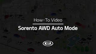 Sorento AWD Auto Mode｜Sorento How-To｜Kia