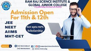 Admission Open || Ram Raj Science Institute & Global Junior College