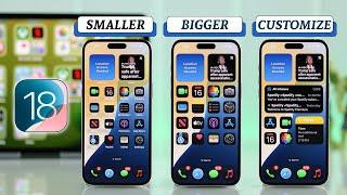 iOS 18: How to Change App icon Size on iPhone! [Resize Bigger or Smaller]