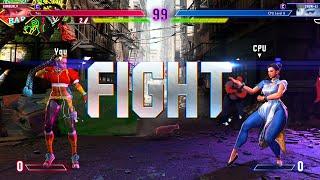 Street Fighter 6 Kimberly vs Chun Li Gameplay No Commentary