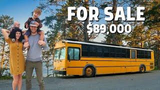 Tour Our Beautiful Bus Conversion that Could Be Yours