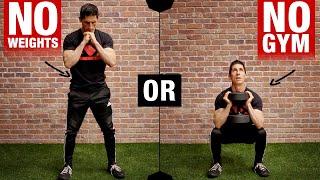 Killer Home Leg Workout (BODYWEIGHT or DB!)