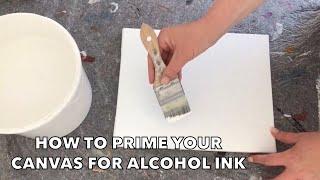 How to prime your canvas for alcohol ink [41]