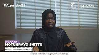 Meet Rukayat Shittu, One of @ElectHER_ng’s #Agender35 Candidates