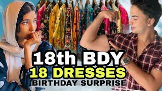 18 DRESS FOR 18th BIRTHDAY SURPRISE ️ ഞെട്ടി പോയി അവൾ  | ASMILA BDY PART-1 | ANZIL SULTHAN