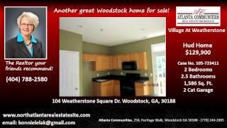 Village At Weatherstone Hud Home for Sale Woodstock GA