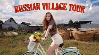 How RUSSIAN VILLAGES Look: Ride around my countryside with me 