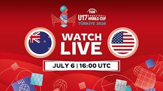 Semi-Finals | New Zealand v USA | Full Basketball Game | FIBA U17 Basketball World Cup 2024