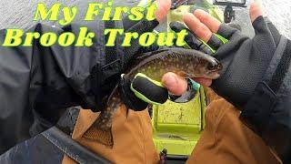 My first Brook trout/speckled from my outlaw 11.5 kayak and some beautiful river stops.