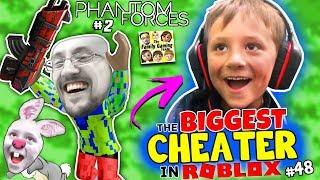 ROBLOX BIGGEST CHEATER!! FGTeeV Chase & Dudz 1v1 Challenge (Down with the Pew #48)