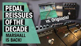 NEW Marshall BluesBreaker, Guv'nor, DriveMaster, ShredMaster Reissue Pedals | Thomann