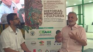 Diálogo con los profesores German Palacio y Saul Uribe . Primer Seminario de Historia y Antropología