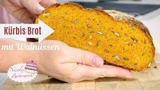 Kürbis Brot mit Walnüssen I Brot einfach selbst backen I Rezept von Nicoles Zuckerwerk