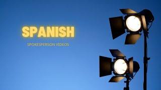 Spanish Spokesperson 4K - 2023