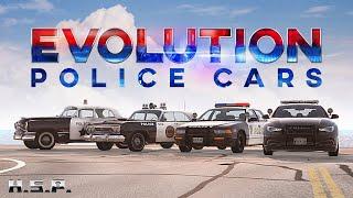 Evolution police cars