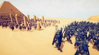 Let's Fight Pharaoh and 300 Pyramid Guardians TABS Mod Totally Accurate Battle Simulator