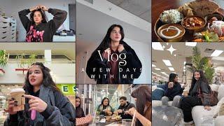 Vlog: Living in Montreal, HAIRCARE, FIRST SNOW, Home Decor Shopping, Trying Desi food & more!