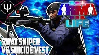 ARMA 3: PsiSyn Life Mod — SWAT Snipe vs Suicide Vest!