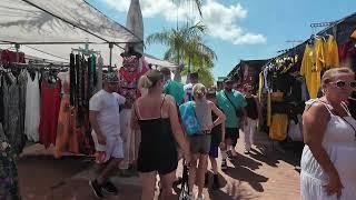 Realität Maspalomas 31.8.24 Wochenmarkt in Playa del Ingles...dann zum Strand am Hotel Tropical...