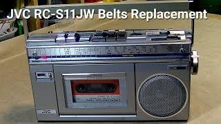 JVC RC-S11JW Cute Boombox belts replacement