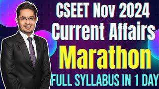 FREE CSEET Current Affairs + Business Environment Marathon Revision | Full Syllabus in 1 Day